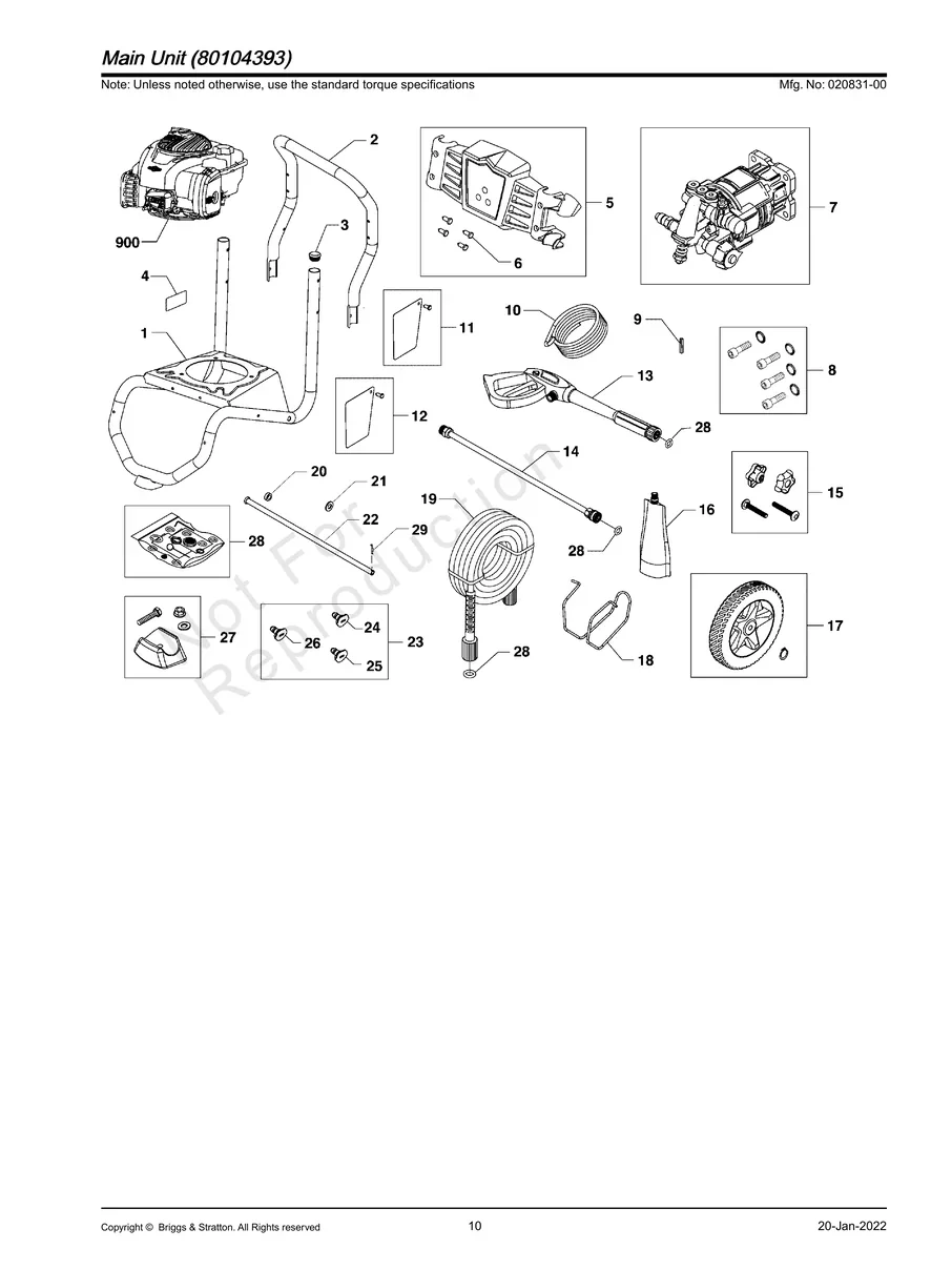 BRIGGS AND STRATTON, 020831-00, IPL.10